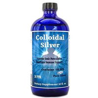 Superior Colloidal Silver 30PPM 16 fl oz Ionic Colloidal Silver Immune Support in a Non-leaching Glass Bottle