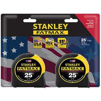 Stanley Consumer Tools FMHT74038 25' Fatmax Tape Measure (2 Pack)