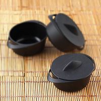 Tableclothsfactory 30 Pcs - Black Mini 3oz Dessert/Appetizer Pot