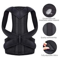 Liobaba Back Brace Posture Corrector Fully Adjustable Support Belt Improves Posture and Provides Lumbar Back Brace Lower and Upper Back Pain Relief Upright Go Posture for Men and Women