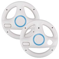 Top Souls Mario Kart Racing Wheel for Nintendo Wii - 2 Pack Original White