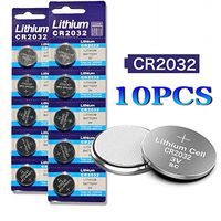 DoDoLightness Battery Lithium CR2032 Button Cell Batteries 3V 10PCS