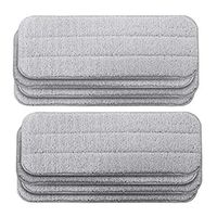 Xigeapg 8 PCS Replace Mop Cloth Rags for Mijia Deerma Water Spray Mop 360 Rotating Cleaning Cloth Head Wooden Carbon Fibe