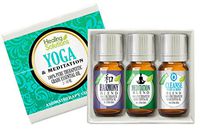 Meditation & Yoga Set 100% Pure, Best Therapeutic Grade Essential Oil Kit - 3/10mL (Harmony, Meditation, and Cleanse Body & Mind)