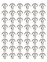 tkcutecandies123 48 Thank You Cow Envelope Seals Labels Stickers 1.2" Round !