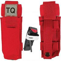 C-A-T Tourniquet & Tactical Soft Pouch Combination (Red Pouch-Black CAT)