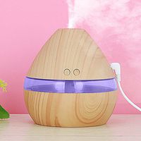Coedfa Diffusers of Essential Oils, LED Ultrasonic Air Purifier Fragrant Oil Humidifier Premium Portable Atomizer Aroma Aromatherapy Humidifier Vaporizer for Car Office Use (Yellow)