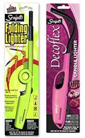 Scripto 2 Individually Packaged Decoflex & Folding Multi-Purpose Utility Lighters