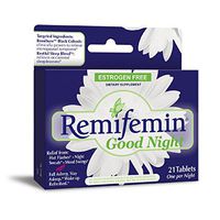 Enzymatic Therapy Remifemin Good Night Estrogen Free One per Night, 21 Count