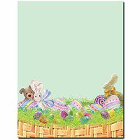 Easter Basket Letterhead Laser & Inkjet Printer Paper, 25 pack