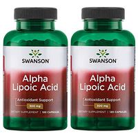 Alpha Lipoic Acid Antioxidant Protection Promotes Healthy Blood Sugar Supplement 300 mg 120 Capsules (2 Pack)