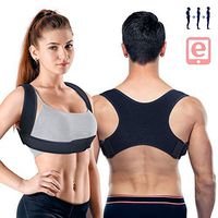 PORTHOLIC Posture Corrector for Men and Women 2 Mode Adjustable Upper Back Brace Posture Corrector for Clavicle Support Adjustable Back Straightener Pain Relief for Neck,Back and Shoulder