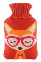 Warm Simple Classic Rubber Cold hot Water Bottle 1.8 Liter with Cute Knit Cover#17