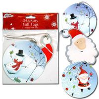 Christmas Luxury Giant Shaped Gift Tags