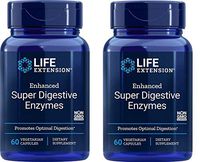 Life Extension Enhanced Super Digestive Enzymes 2-pack (2x60 Vegetarian Capsules)