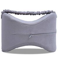 BIHIKI Memory Foam Knee Pillow with Elastic Strap,Foot Pillows for Pressure Sores,Foot Elevator Support Pillow,Knee Cushion Support for Pregnancy,Leg Pain
