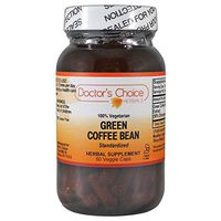 Doctor’s Choice Green Coffee Bean 500mg with Natural Silica 60 Veggie Caps (Premium Quality-Glass Bottle)