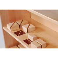 Constructive Playthings 83 pc. Set of Removable Block Shelf Labels in 12 Shapes; Self-Sticking and Removable Vinyl Reusable Stickers