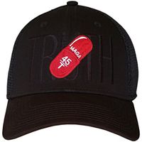 RED Pill of Truth Hat ~ New Era Structured Black Snapback Trump Cap - Red Pill Hat