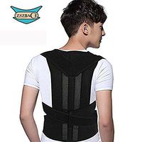 ZSZBACE Back Brace Posture Corrector | Best Fully Adjustable Support Brace | Improves Posture and Provides Lumbar Support | For Lower and Upper Back Pain | Men and Women (XL)