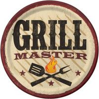 BBQ Grill Master 7-inch Plates