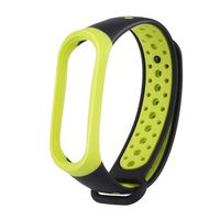 MIMEI Replacement Band for Xiaomi Mi Band 4, Breathable Sport Silicone Wristbands Bracelet for Woman Men Ventilate Sport Soft Wristband Wrist Strap (10 X 6 X 3 cm, Yellow)
