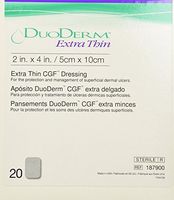 Duoderm 187900 - Extra Thin 2" x 4" Rectangle (Box of 20 Dressings) by Convatec