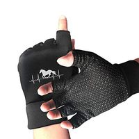 Mens Womens Horse Heartbeat Copper Arthritis Gloves for Arthritis & Carpal Tunnel Pain Relief