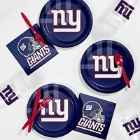 Creative Converting New York Giants Tailgating Kit, Serves 8
