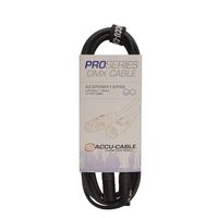 ADJ Products Stage And Studio Power Cable, Black, 15' (AC3PDMX15PRO)