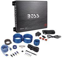 Boss R3400D 3400 Watt Mono Car Audio Class D Amplifier+Bass Remote+Install Kit