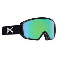 Anon Men's Relapse Goggle, Black Frame Sonar Green Lens; Spare Lens: Amber