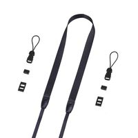 Camera Strap Universal Slim Adjustable Shoulder Sling Camera Neck Strap for All MINI SLR SINKELU(Black)