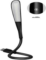 USB Reading Lamp, RIJAHO Portable Laptop USB Light with 14 LEDs Dimmable Touch Switch and Flexible Gooseneck (14 LEDs, Black)