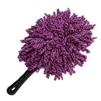Edtoy Purple Multi-functional Microfiber Car Duster Cleaning Dirt Dust Tool Home Use Dusting Brush