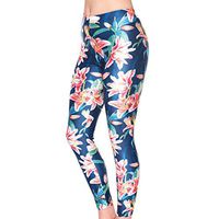Neartime Women Leggings, 2018 Fashion Casual Workout Leggings Sports Running Yoga Pants Printed Long Trousers (S, B)