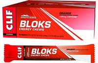 CLIF Clif Shot Bloks Orange Bar, 2.12 OZ (Pack of 18)