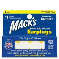 Mack's Pillow Soft Silicone Ear Plugs 2 Pairs
