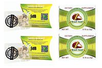 Set 4 Pack Semilla de Brasil Seed Original Brazilian Natural for Weight Loss for Weight Loss 120 Day Supply