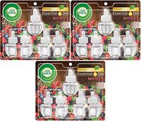 Air Wick Plug in Scented Oil 5 Refills, Wild Berries, Holiday Scent, Holiday Spray, (5x0.67oz), Essential Oils, Air Freshener, Packaging May Vary Pack of 3