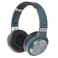Wireless Headset, Foldable Sports Headphone OverEar Blue-Tooth 4.1,Noise Cancelling Wired Mode Built-in Mic for PC/Cell Phones/TV Headset (Green)