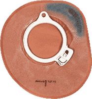 Coloplast Assura Two-Piece Closed Pouch with Integrated Filter 2" Flange, 7" L, 170mL, Opaque, Audible Click Locking System, Soft Cloth on Front and Back (Box of 30 Each)