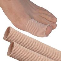 TOMYEUS Gel Tube Toe Finger Bandage Pain Relief from Blisters Corns Calluses, Pack of 2