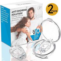 Latest Anti snoring Device Silicone Magnetic Anti Snore Nose Clip Effective-Easy Stop Snoring Solution Professional Sleeping Aid Relieve Snore for Men Women (2 pcs)