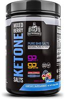 NutriDudes Exogenous Ketones Supplement Drink - BHB Powder for Keto Diet - Quick Ketosis, Appetite Suppression, Boost of Energy, and Focus Using Beta-Hydroxybutyrate Salts (Mixed Berry)