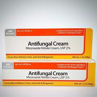 Actavis / Alpharma Miconazole Nitrate 2% Antifungal Cream - 1 oz, Pack of 5 - Packaging May Vary