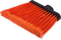 Carlisle 3686724 Duo-Sweep Duo-Sweep Flagged Angle Broom Head Only, 12", Orange