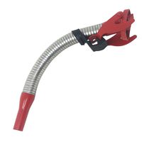 Wavian Red Long-Nose Flexible NATO Jerry Can Spout/Nozzle built to European Military Spec