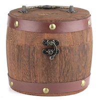 Mr. Brog Wooden Barrel Tobacco Humidor