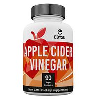 EBYSU Apple Cider Vinegar Capsules - Extra Strength Appetite Suppressant Pills for Weight Loss - Cleanse & Detox Diet Supplement for Men and Women - ACV